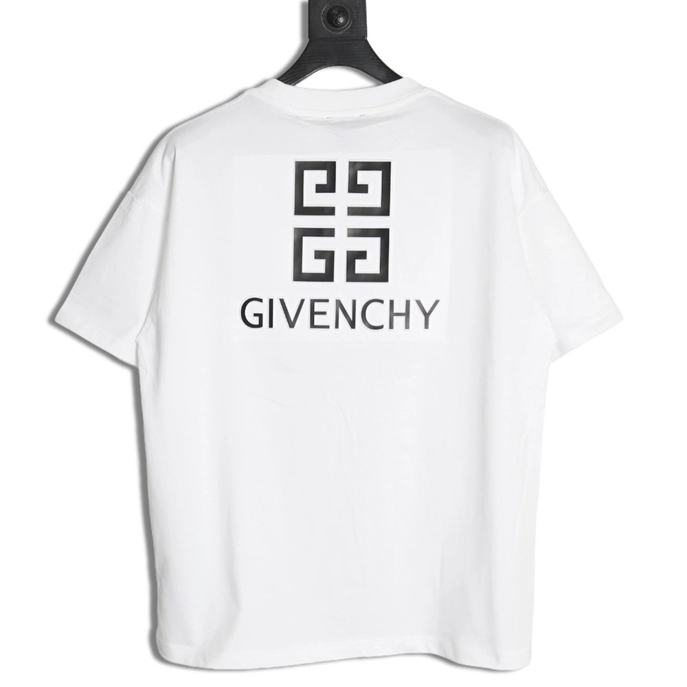 Givenchy four-square letter 3D printed short-sleeved T-shirt,Givenchy