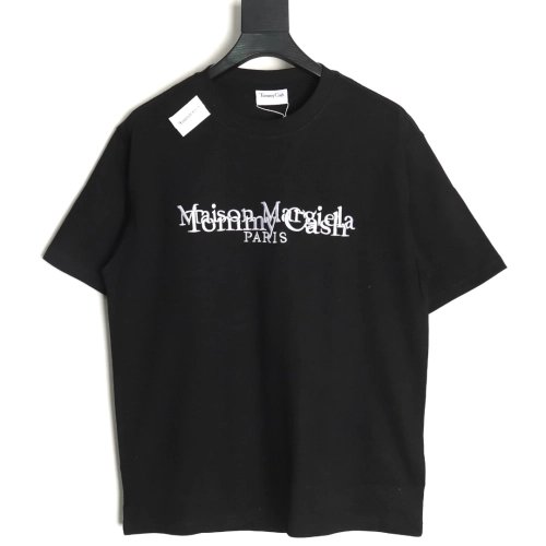Maison Margiela &amp; Tommy Cash embroidered logo crew neck short sleeve T-shirt TSK1,Maison Margiela