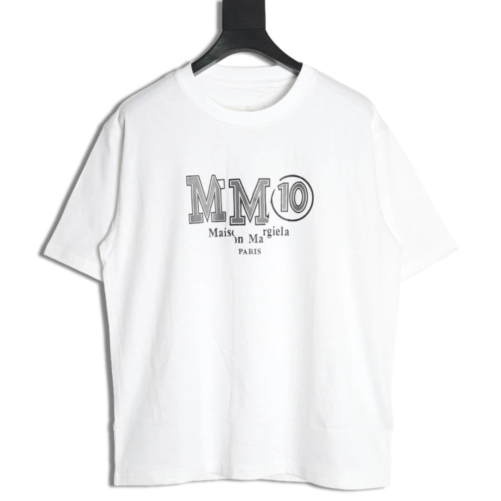Maison Margiela MM10 printed crew neck short-sleeved T-shirt,Maison Margiela