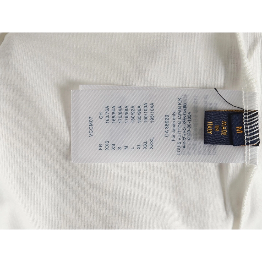 Louis Vuitton four-leaf clover logo embroidered short-sleeved T-shirt,Louis Vuitton