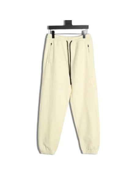 Burberry 3D embroidered logo sports casual sweatpants,Burberry
