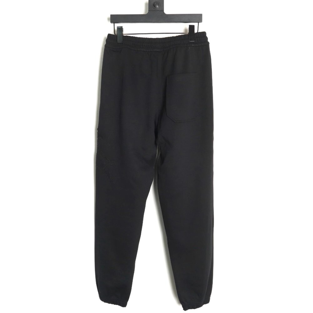 Burberry 3D embroidered logo sports casual sweatpants TSK2,Burberry