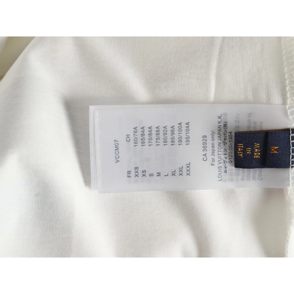 Louis Vuitton Back Painted Cloud Graffiti Short Sleeve T-shirt,Louis Vuitton