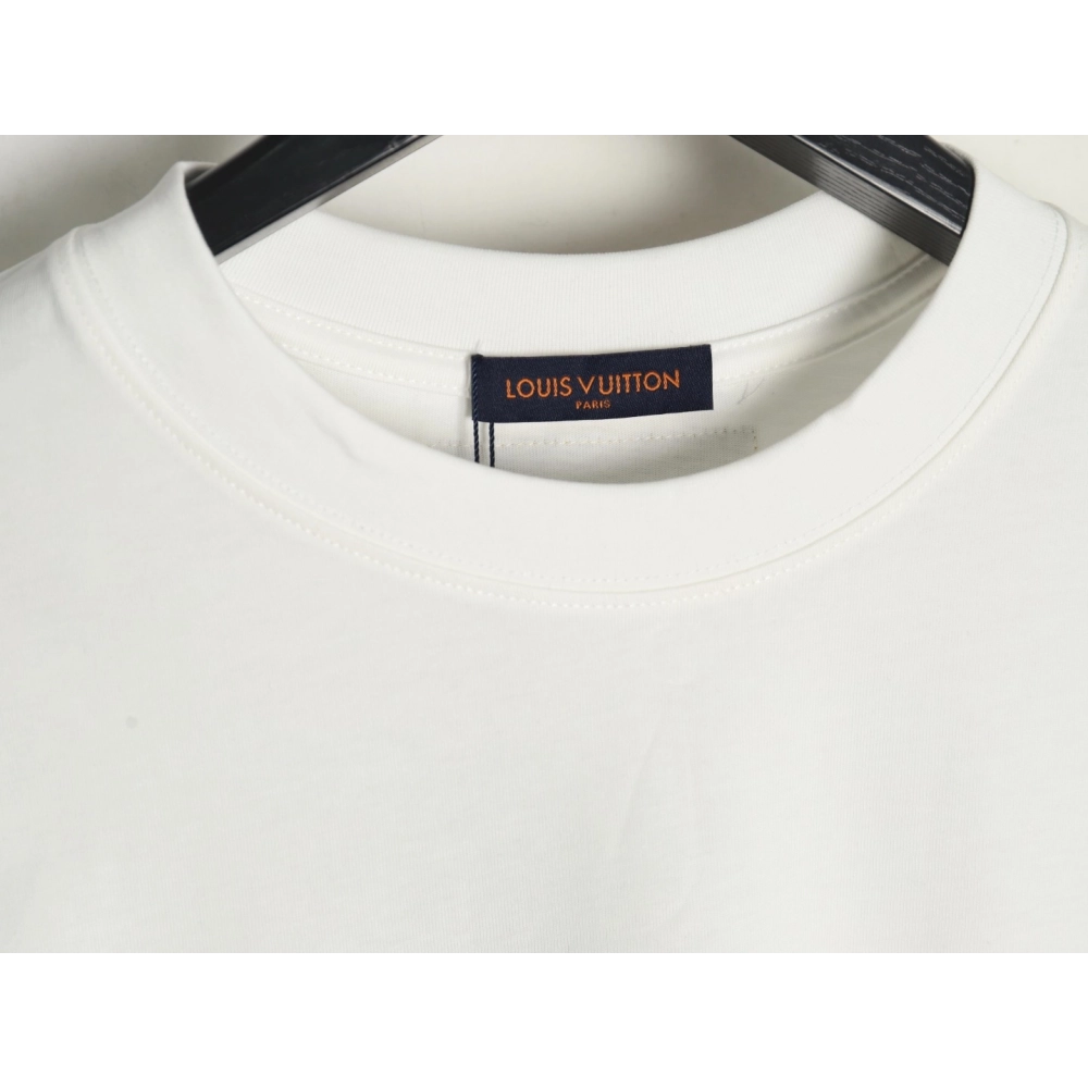 Louis Vuitton Back Painted Cloud Graffiti Short Sleeve T-shirt,Louis Vuitton