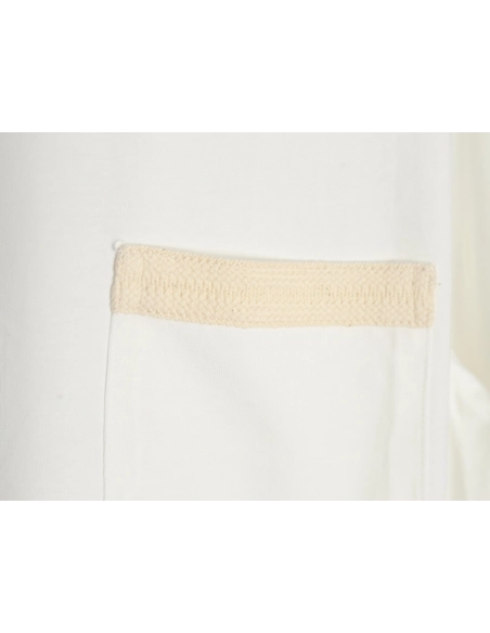 Loewe Colorblock Braided Ribbon Crew Neck T-shirt,Loewe