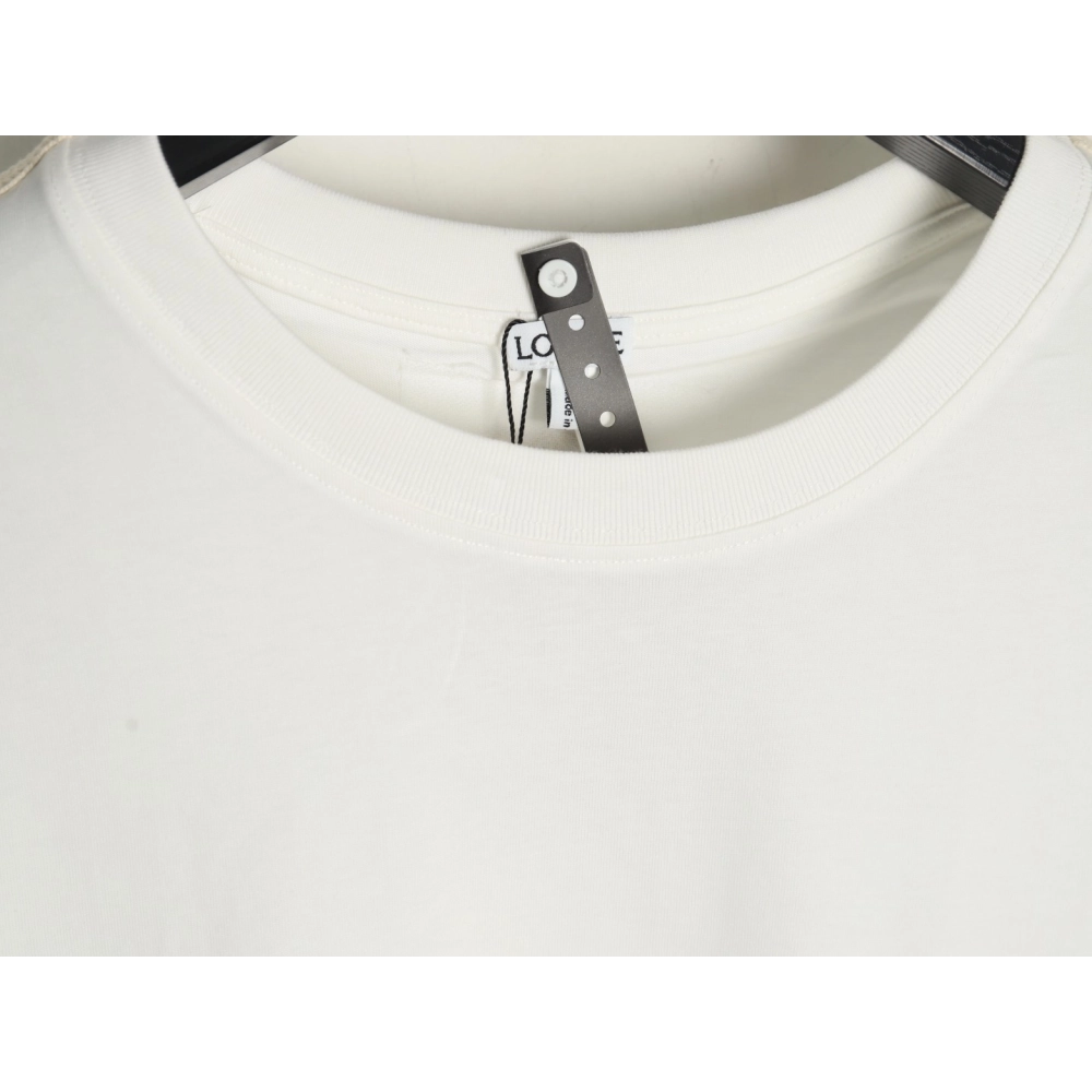 Loewe Colorblock Braided Ribbon Crew Neck T-shirt,Loewe