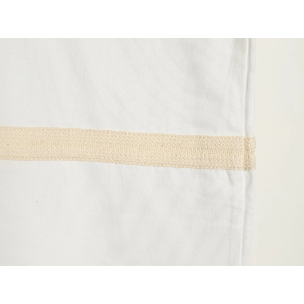 Loewe Colorblock Braided Ribbon Crew Neck T-shirt,Loewe