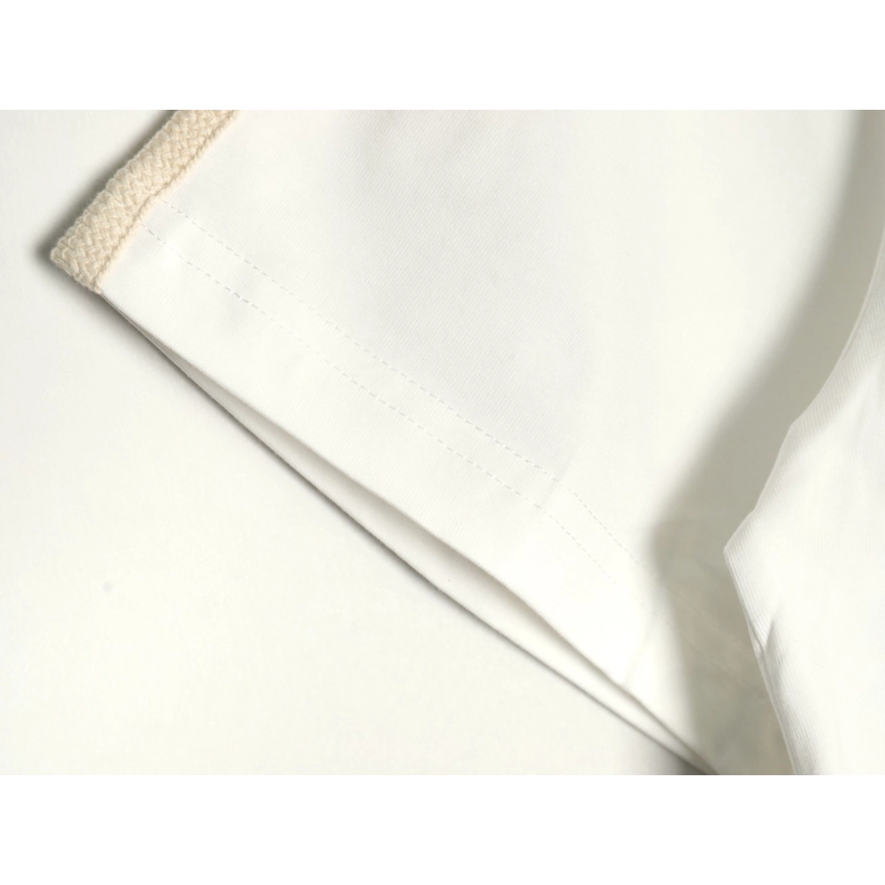 Loewe Colorblock Braided Ribbon Crew Neck T-shirt,Loewe