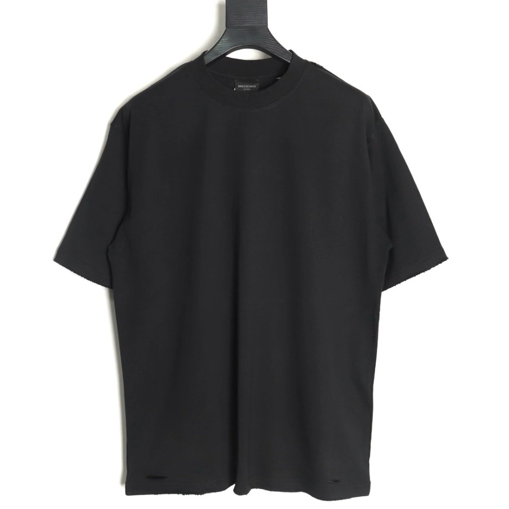 Balenciaga Tape Print Short Sleeve T-Shirt,Balenciaga