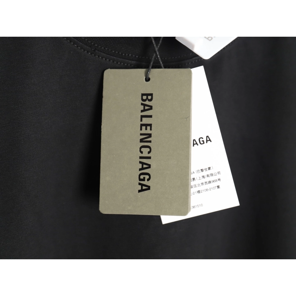 Balenciaga Tape Print Short Sleeve T-Shirt,Balenciaga