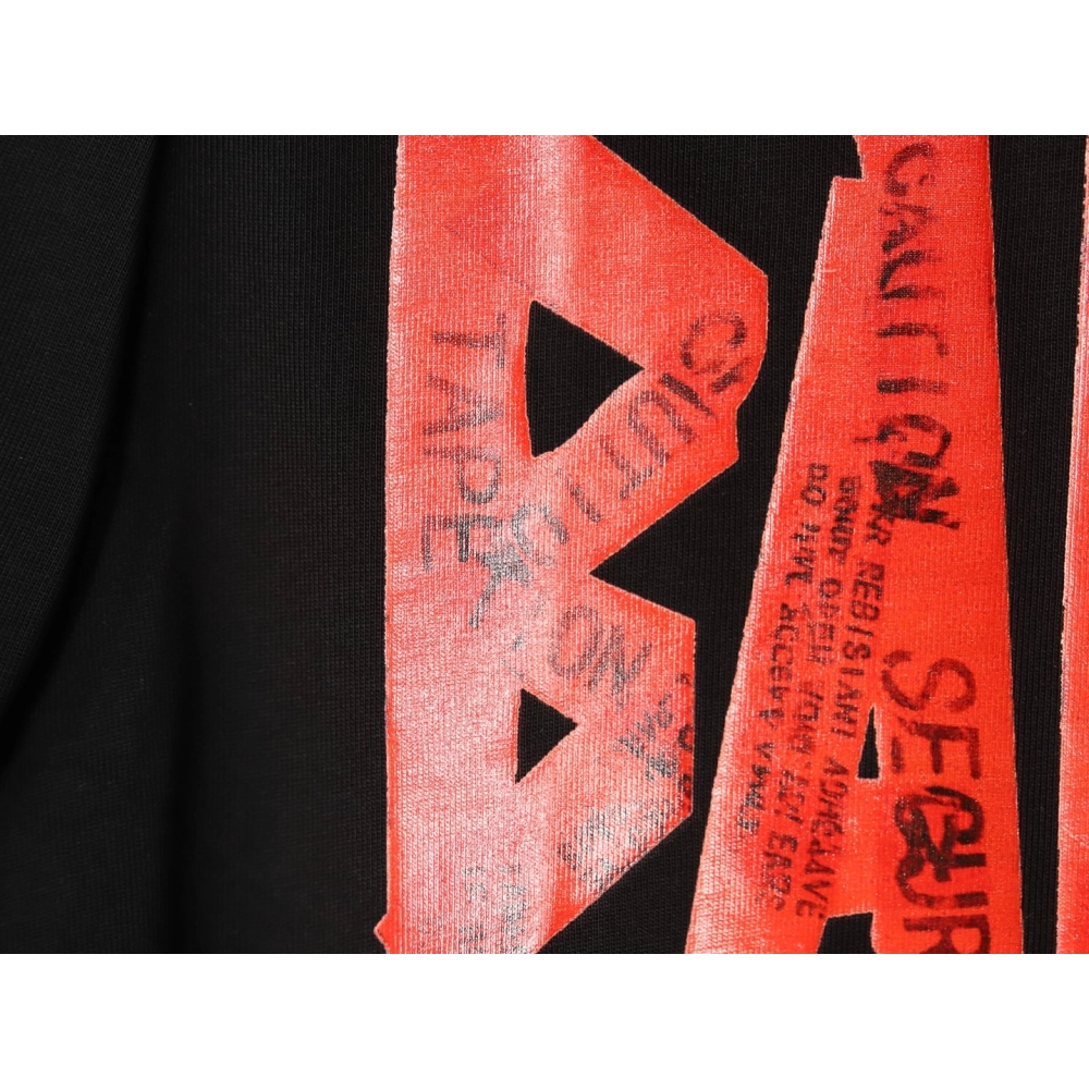 Balenciaga Tape Print Short Sleeve T-Shirt,Balenciaga