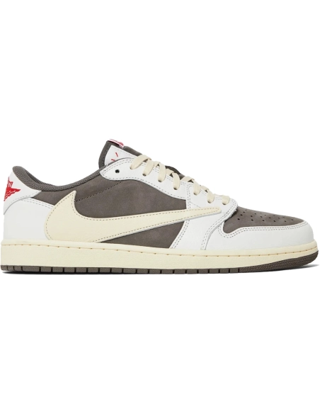 Little Kids Travis Scott x Air Jordan 1 Retro Low  Reverse Mocha,KIDS SNEAKERS