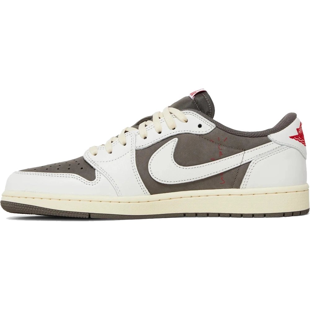 Little Kids Travis Scott x Air Jordan 1 Retro Low  Reverse Mocha,KIDS SNEAKERS