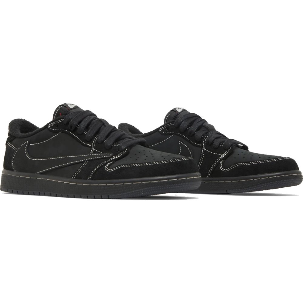 Little Kids Travis Scott x Air Jordan 1 Retro Low Black Phantom,KIDS SNEAKERS