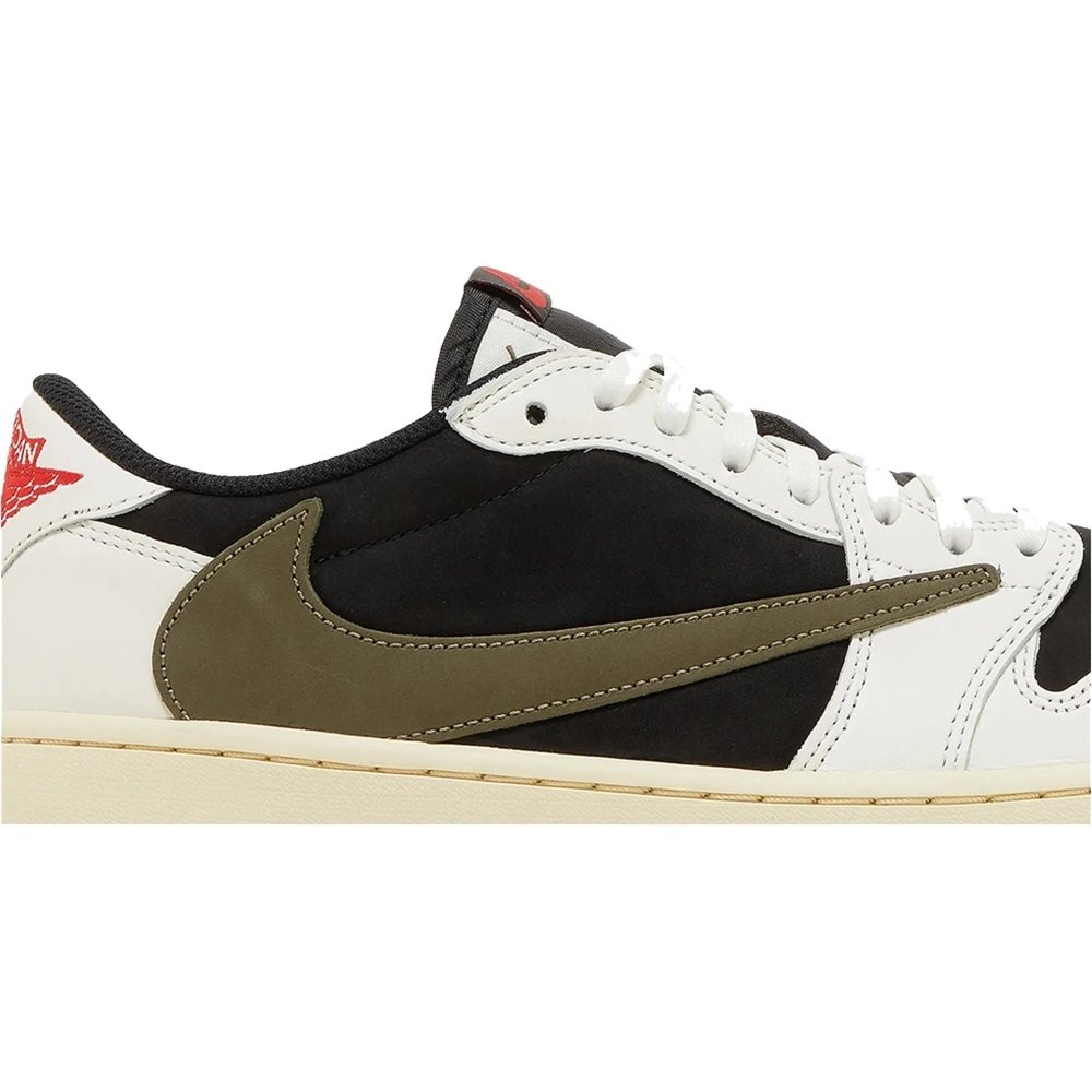 Little Kids Travis Scott x Air Jordan 1 Retro Low Olive,KIDS SNEAKERS