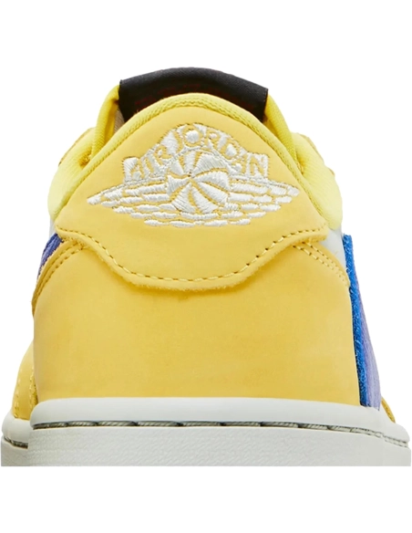 Little Kids Travis Scott x Air Jordan 1 Retro Low Canary,KIDS SNEAKERS