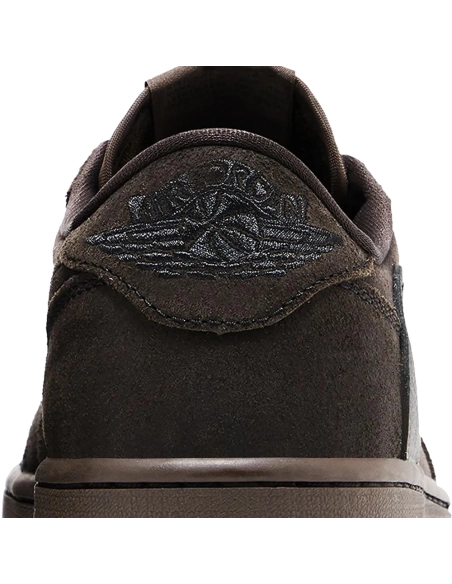 Little Kids Travis Scott x Air Jordan 1 Retro Low Velvet Brown,KIDS SNEAKERS