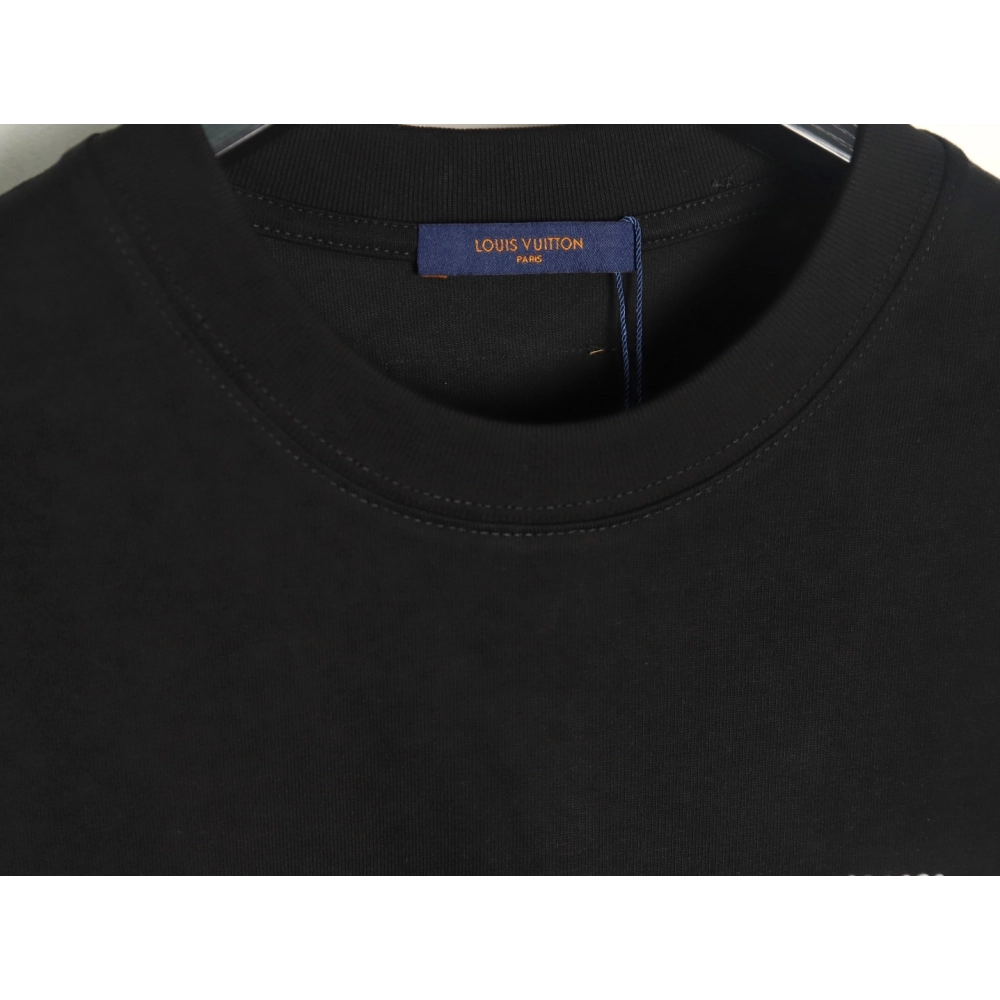 Louis Vuitton pearl hot diamond letter logo short sleeve TSK1,Louis Vuitton