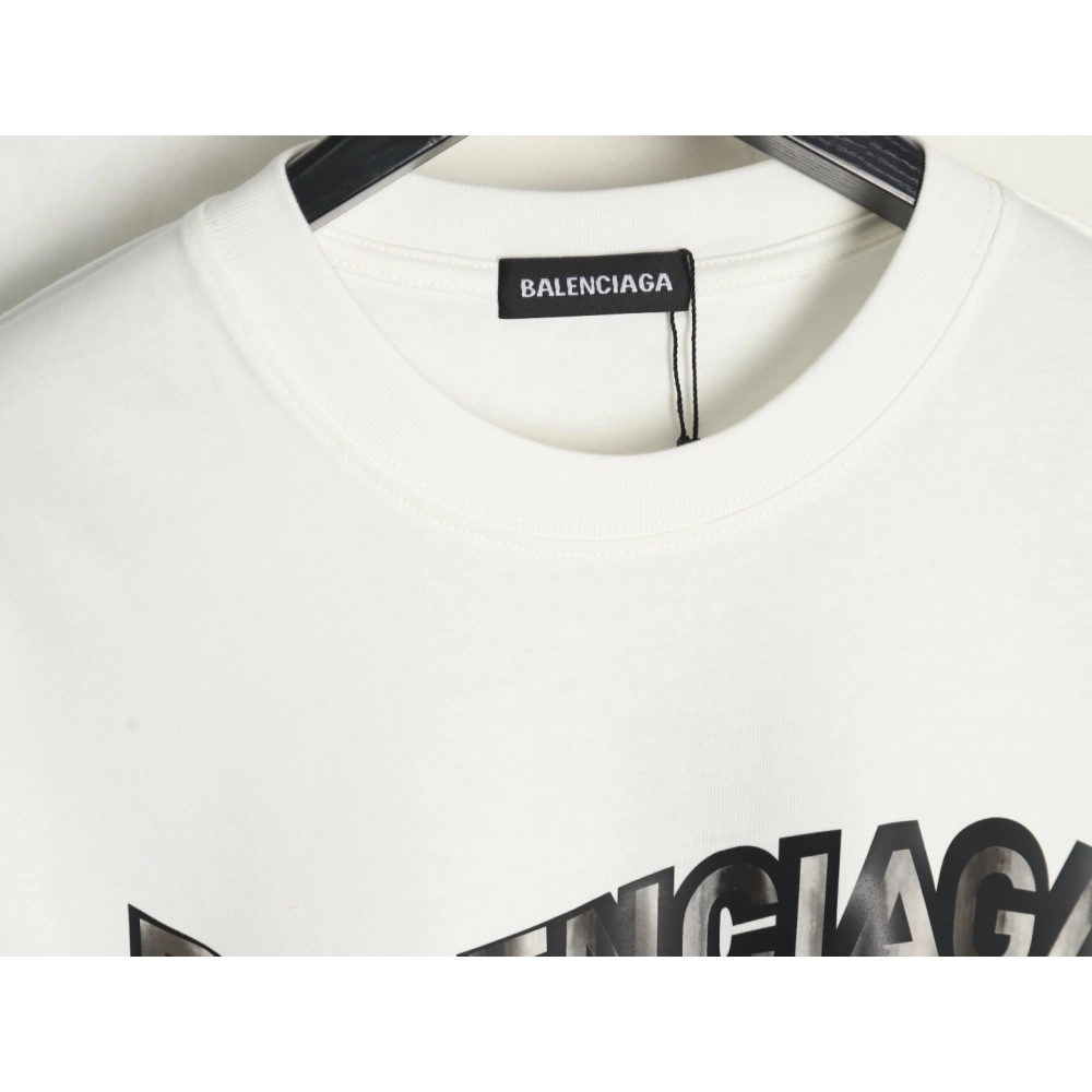 Balenciaga Twisted Letters Short Sleeve T-Shirt,Balenciaga