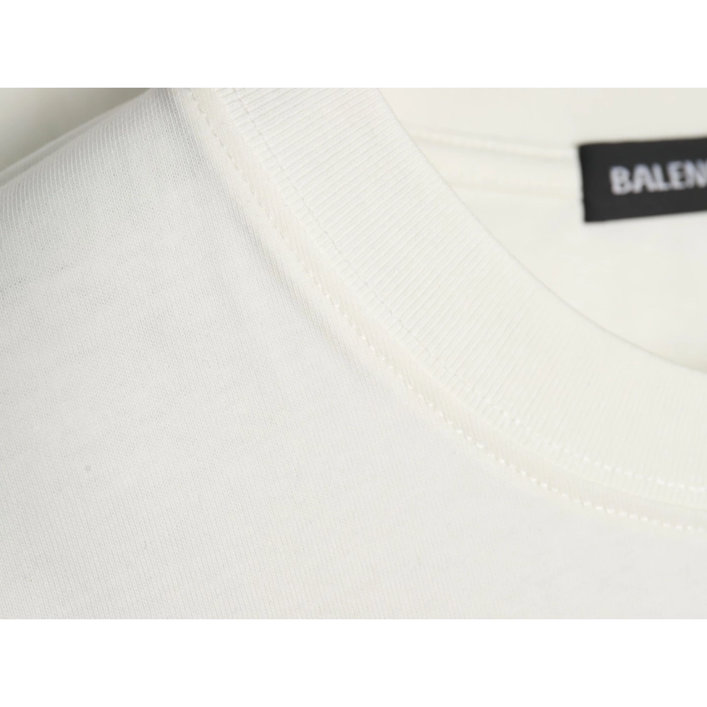 Balenciaga Twisted Letters Short Sleeve T-Shirt,Balenciaga