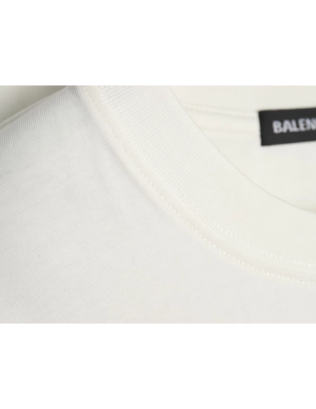 Balenciaga Twisted Letters Short Sleeve T-Shirt,Balenciaga