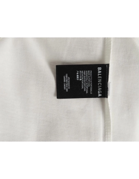 Balenciaga Twisted Letters Short Sleeve T-Shirt,Balenciaga