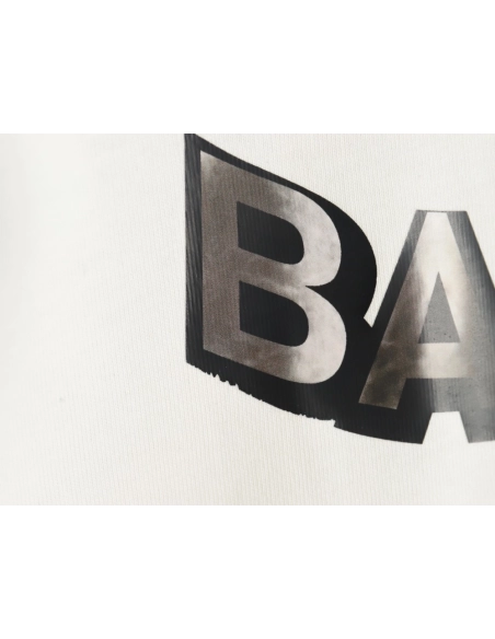Balenciaga Twisted Letters Short Sleeve T-Shirt,Balenciaga