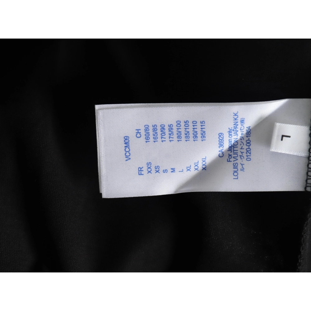 Louis Vuitton embroidered monogram logo short sleeves TSK1,Louis Vuitton