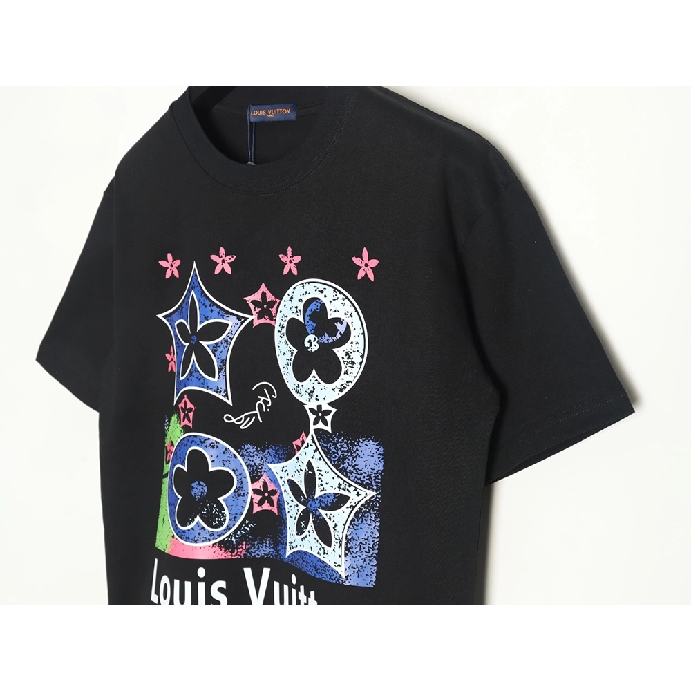 Louis Vuitton four-flower short-sleeved T-shirt TSK1,Louis Vuitton
