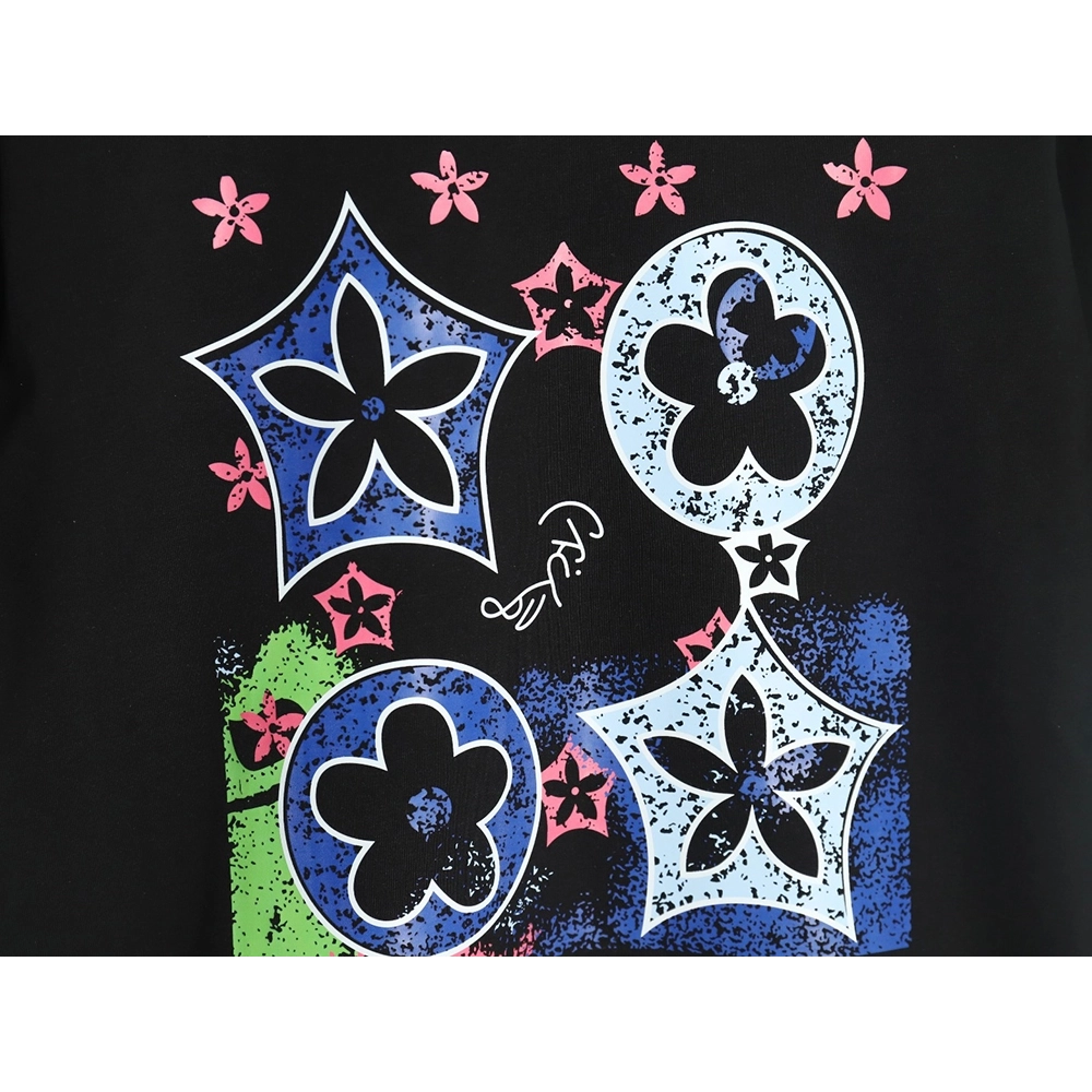 Louis Vuitton four-flower short-sleeved T-shirt TSK1,Louis Vuitton