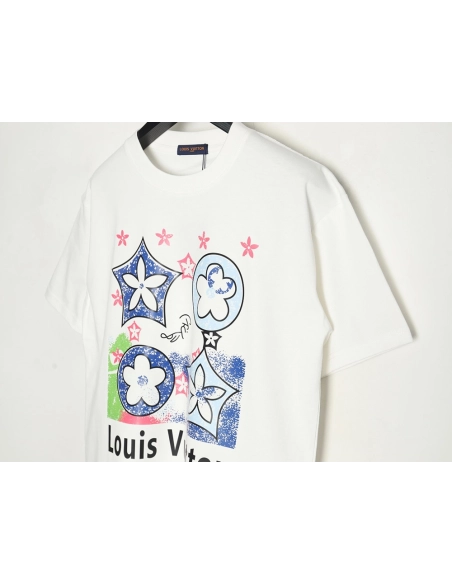Louis Vuitton four-flower short-sleeved T-shirt,Louis Vuitton