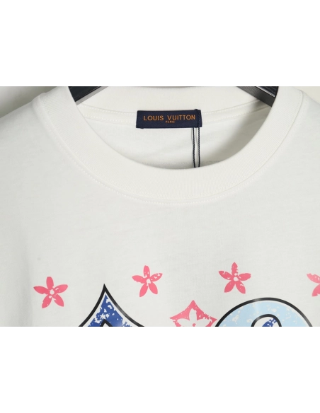Louis Vuitton four-flower short-sleeved T-shirt,Louis Vuitton