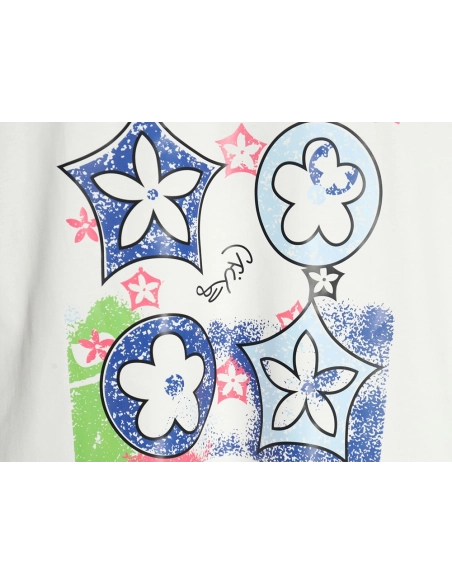 Louis Vuitton four-flower short-sleeved T-shirt,Louis Vuitton