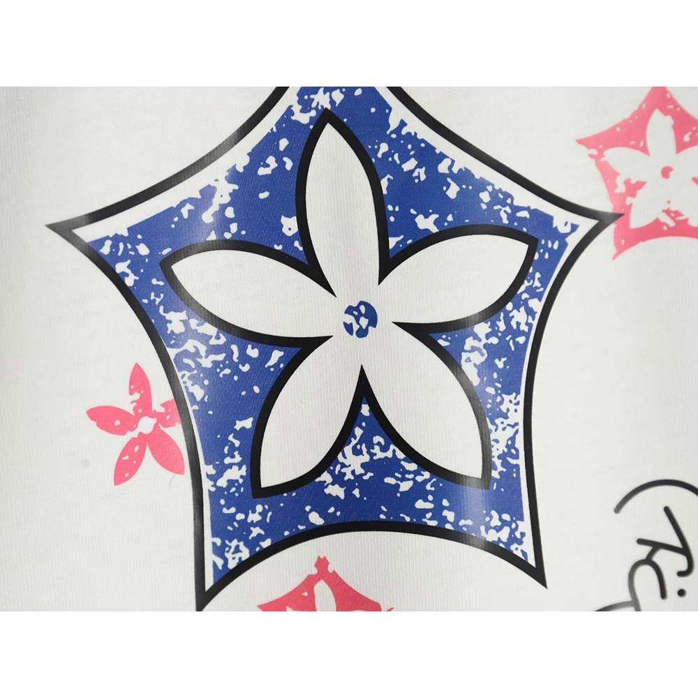 Louis Vuitton four-flower short-sleeved T-shirt,Louis Vuitton