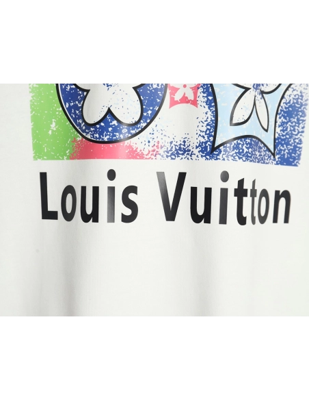 Louis Vuitton four-flower short-sleeved T-shirt,Louis Vuitton