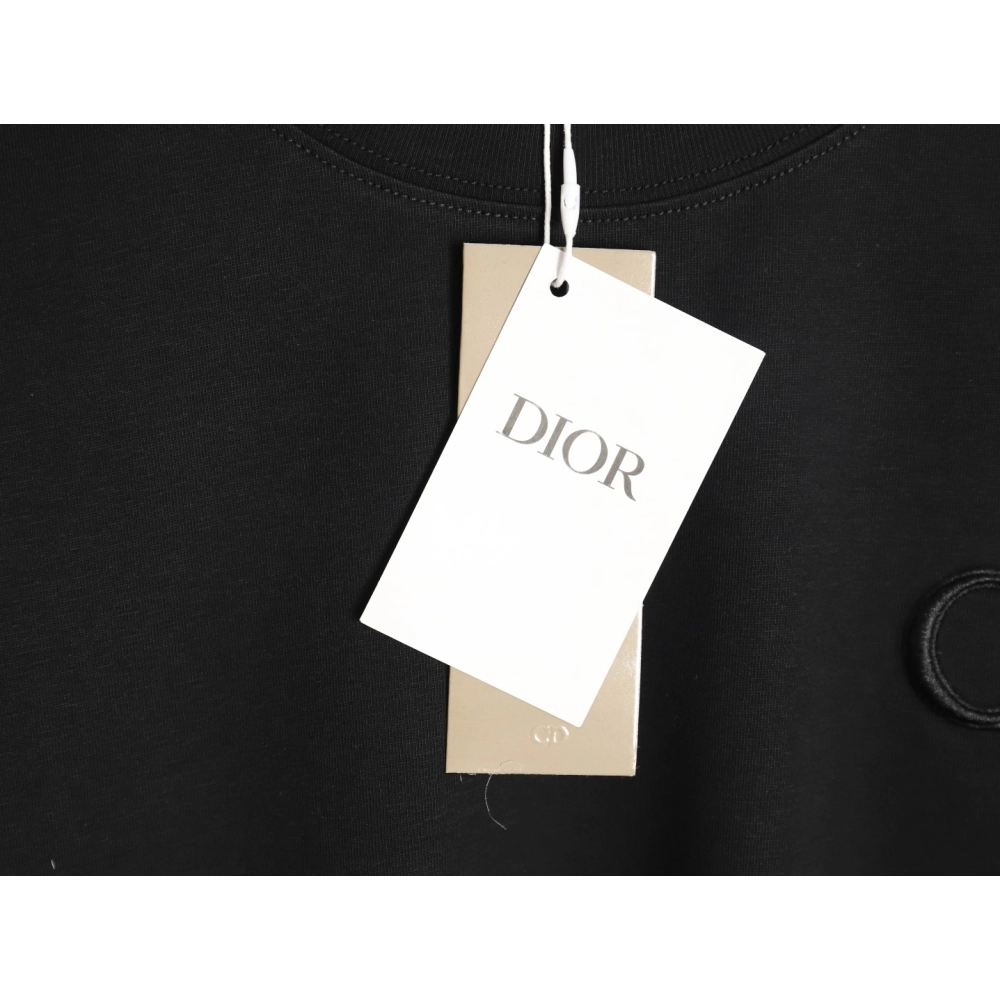 Dior classic CD embroidered letter short sleeve,Dior