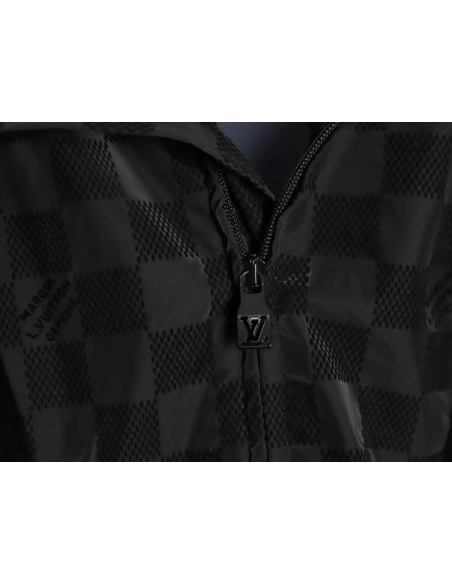 Louis vuitton checkerboard letter flocked jacquard jacket,Louis Vuitton