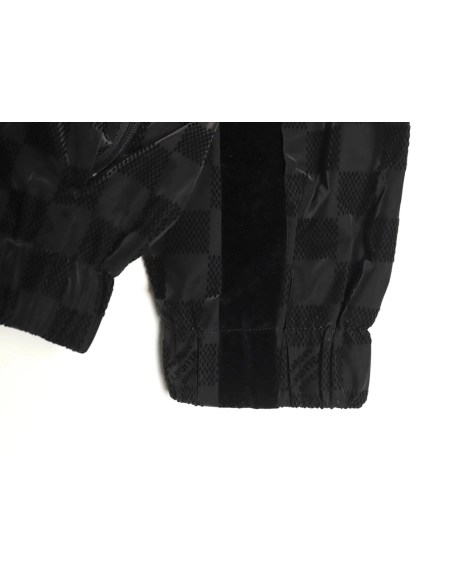 Louis vuitton checkerboard letter flocked jacquard jacket,Louis Vuitton