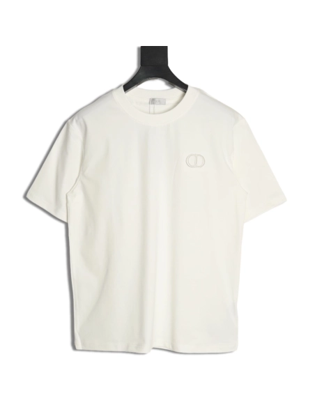 Dior classic CD embroidered letter short sleeve,Dior