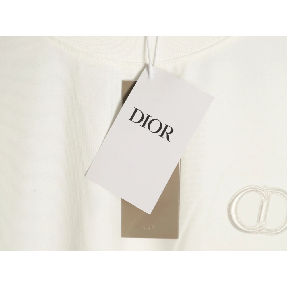 Dior classic CD embroidered letter short sleeve,Dior