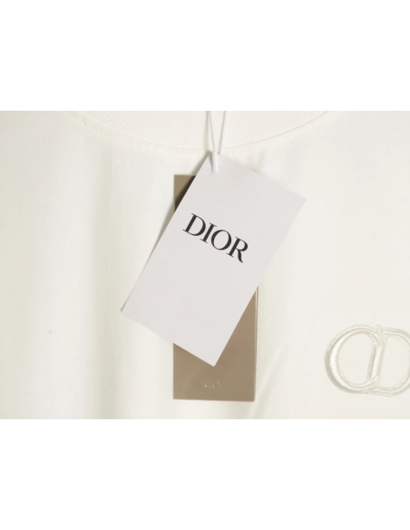 Dior classic CD embroidered letter short sleeve,Dior