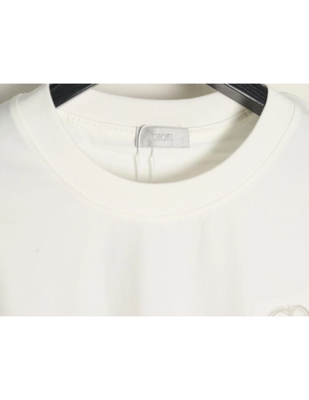 Dior classic CD embroidered letter short sleeve,Dior