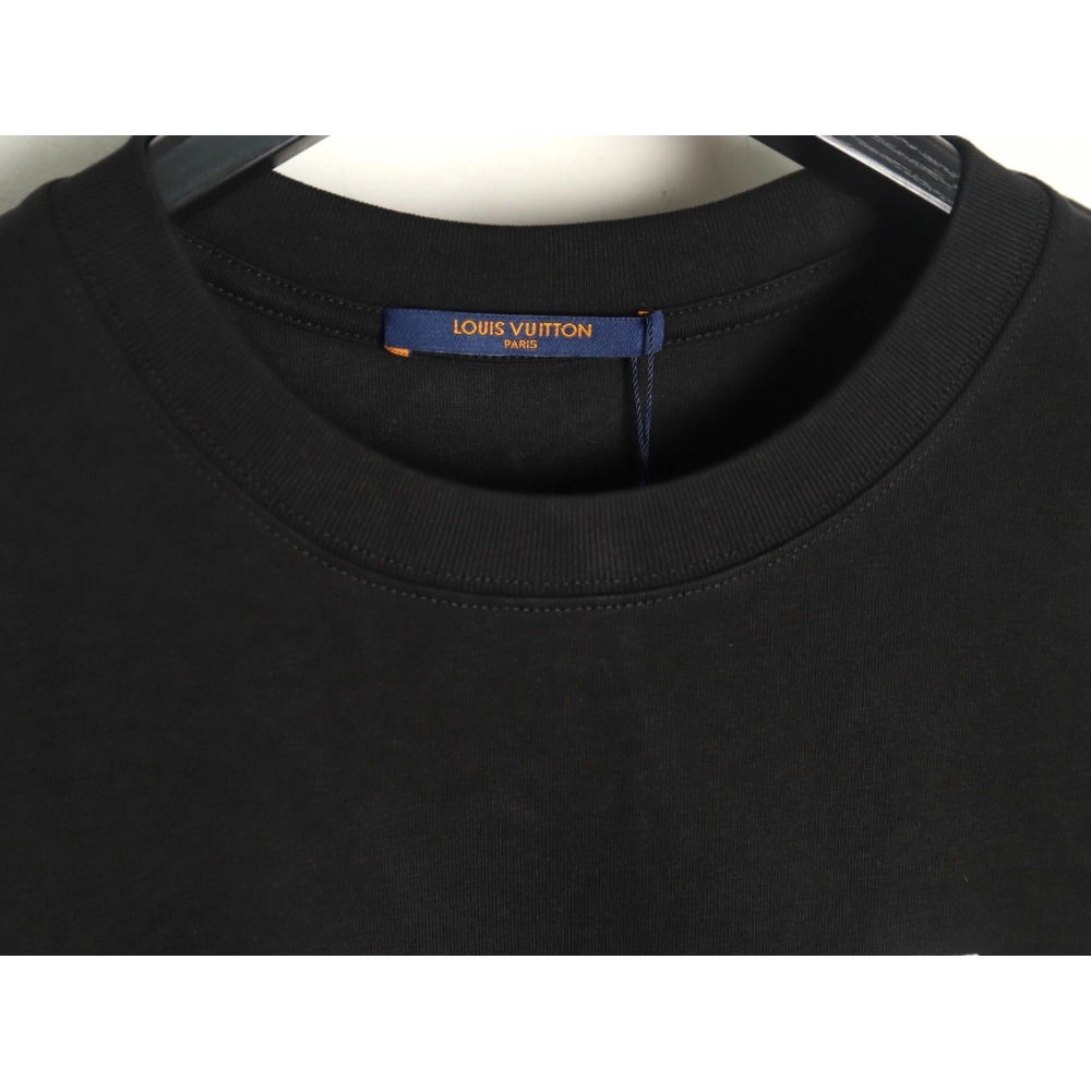 Louis Vuitton Back Checkerboard Short Sleeve T-Shirt TSK1,Louis Vuitton