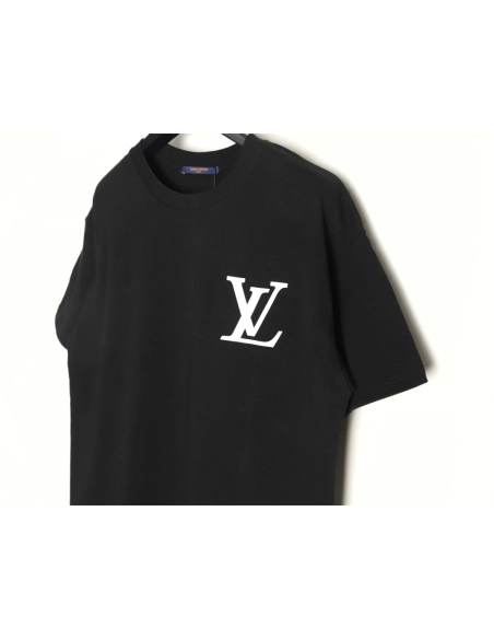 Louis Vuitton Back Checkerboard Short Sleeve T-Shirt TSK1,Louis Vuitton