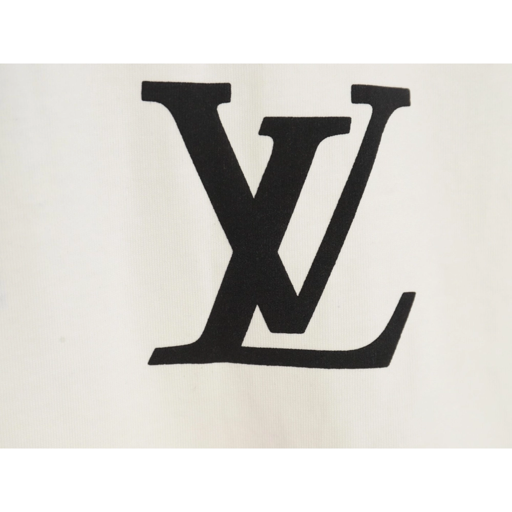 Louis Vuitton Back Checkerboard Short Sleeve T-Shirt,Louis Vuitton