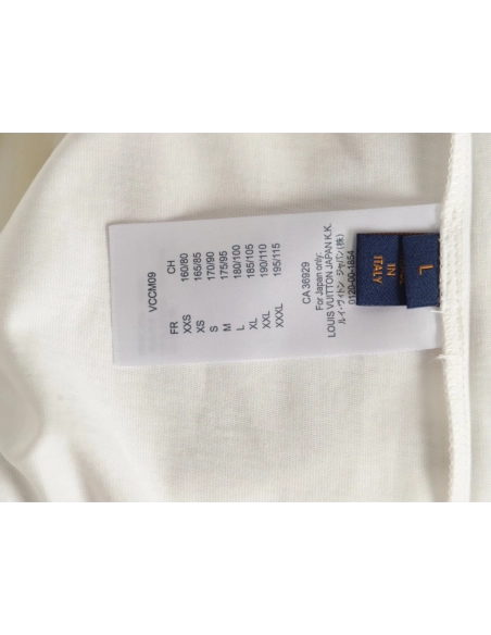 Louis Vuitton Back Checkerboard Short Sleeve T-Shirt,Louis Vuitton