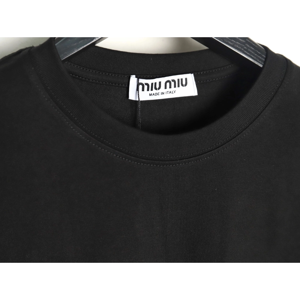 Miu Miu letter logo short sleeve T-shirt TSK1,Miu Miu