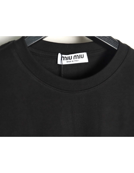 Miu Miu letter logo short sleeve T-shirt TSK1,Miu Miu
