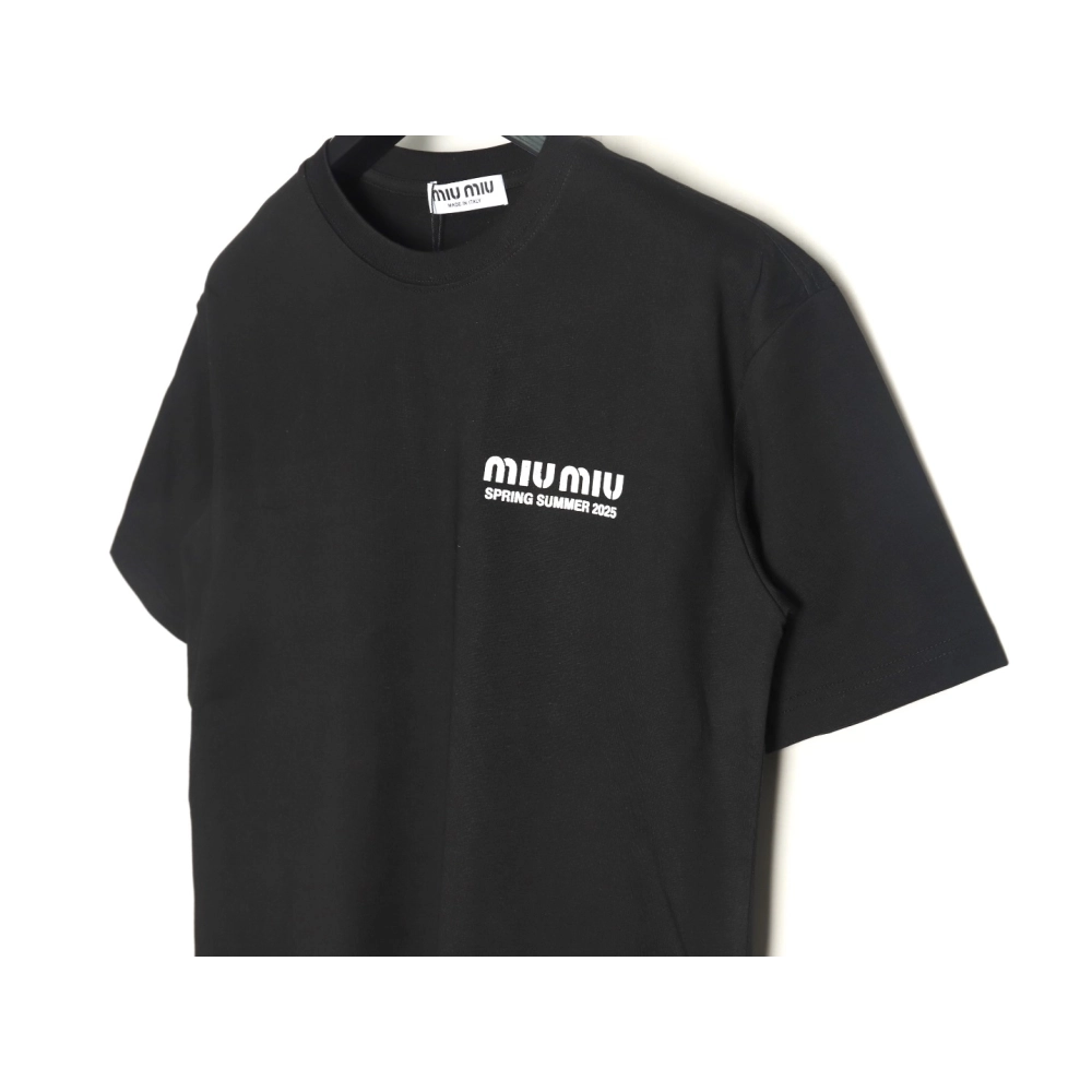 Miu Miu letter logo short sleeve T-shirt TSK1,Miu Miu