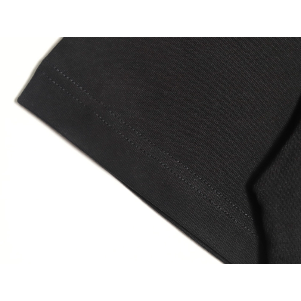 Balenciaga collar double B embroidered logo round neck short-sleeved T-shirt TSK1,Balenciaga
